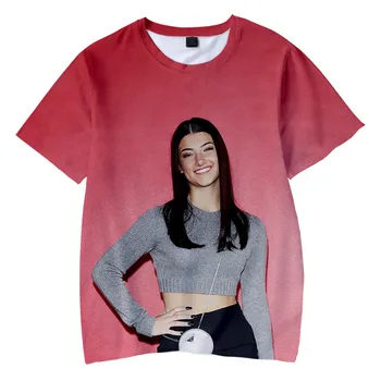 Jaunu Hype Māja Īsām Piedurknēm T Krekls Charli Damelio T Kreklu apdruka Vīriešu Sieviešu Addison Rae T-krekls 3D Drukas Zēns/meitene Topi Apģērbi