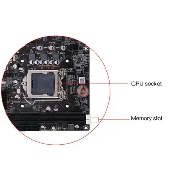 Jaunu P8H61-M LX3 PLUS R2.0 Desktop Mātesplatē H61 Socket LGA 1155 I3 I5 I7, DDR3 16.G uATX UEFI BIOS Mainboard