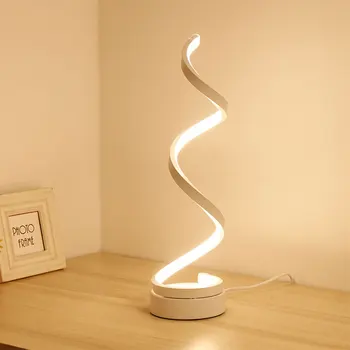 Jaunums Minimālisma Mākslas LED Galda Lampas Modes Regulējamas Galda Lampu Mājas Apdare Lasīšanas Gaismas Office Studentu Dzīvojamā istaba