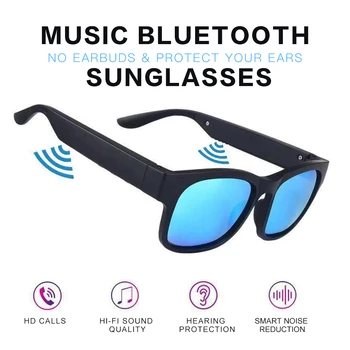 Jaunākās Kaula Vadāmība Bluetooth Smart Sporta Austiņu Saulesbrilles Bezvadu Stereo Audio Saulesbrilles Sporta Austiņas Austiņas