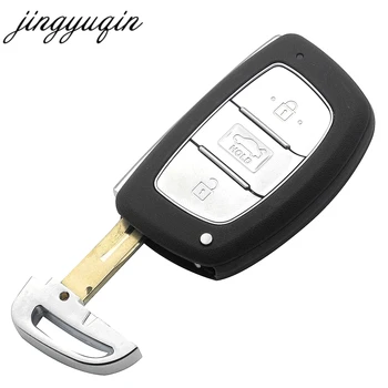 Jinyuqin Auto 3 Pogas, Smart Key Lietā Atslēgu Fob Shell Par Hyundai Creta Mistra Elantra Verna Tucson, IX35 ix25