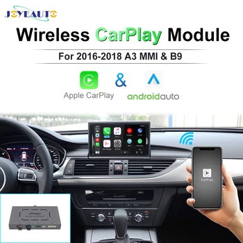 JoyeAuto Automašīnas Bezvadu Modulis Audi A3 MMI A4 A5 Q2 Q7 B9 2012 - 2018 Bezvadu Apple Carplay Android Auto Atspoguļojot radio Kaste