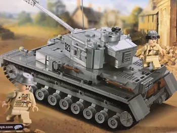 KAZI Lielu Panzer IV Tvertne 1193pcs Celtniecības Bloki Militārās Armijas Konstruktors nosaka Izglītības Montāža Rotaļlietas Bērniem Dāvanas