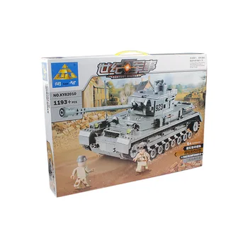 KAZI Lielu Panzer IV Tvertne 1193pcs Celtniecības Bloki Militārās Armijas Konstruktors nosaka Izglītības Montāža Rotaļlietas Bērniem Dāvanas