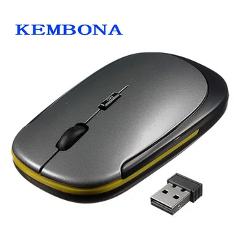 KEMBONA 2.4 Ghz Mini Bezvadu Optiskā Pele 2.4 GHz USB Uztvērējs Slim Pelēm 1600 DPI Mac DATORU, Klēpjdatoru Peles