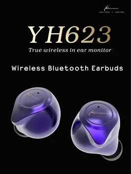 KINERA YH623 TWS Auss Monitors, Austiņas Bezvadu Bluetooth 5.0 Trokšņu Slāpēšanas Earbuds HIFI DJ Austiņas Earbuds