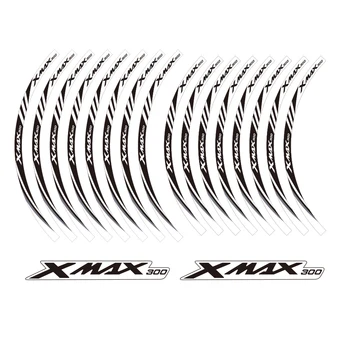 KODASKIN 2D Riteņa Loka Emblēmas Uzlīme Decal par Yamaha XMAX300 xmax 300 yzf