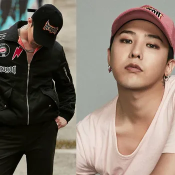 KPOP G-Dragon Beisbola cepure Cepure Klp PEACEMINUSONE Āra Kvons JI Yong FH04