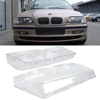 Karstā Pārdošanas 1 Pāris Auto Lukturu Lēcas Lampas Vāciņu, Skaidrs, BMW E46 3. Sērijas 1998-2001 Auto Auto Dizains Automašīnu Piederumi XNC