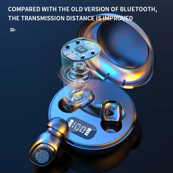 Karstā Pārdošanas A10 TWS Bluetooth 5.0 Austiņas Stereo Earbuds Bezvadu Mūzikas Austiņas In-ear Austiņas ar maksas lodziņā Viedtālruņiem
