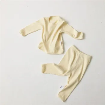 Kids Sleepwear Kokvilnas Toddler Zēni Meitenes Naktsveļu, kas Top +Bikses 2gab Bērnu Pidžamas Komplekts Zēns Meitene Zīdaini Pidžamu Apģērba Komplekts
