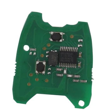 Kutery 433MHz ID46 Chip 2 Pogas, Auto Tālvadības Atslēgu Piekariņu Citroen C1 C3 Neslīpēts Tukšu Asmens Nomaiņa