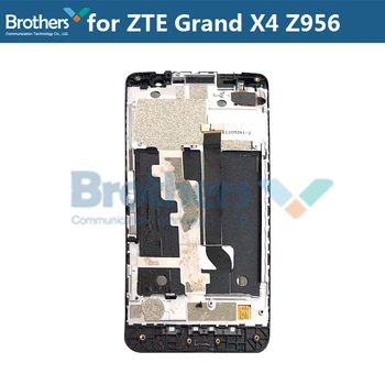 LCD Ekrāns ZTE Grand X4 Z956 LCD Displejs ZTE Z956 LCD Montāža Touch Screen Digitizer Tālrunis Nomaiņa Pārbaudīta Sākotnējā