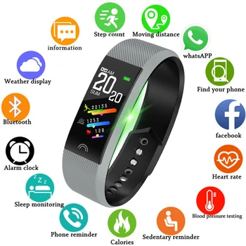 LIGE Sievietes Smart Watch Sirds ritma Monitors Ūdensizturīgs Fitnesa Tracker Bluetooth aproce Android, IOS Sievietes Vīrieši SmartWatch