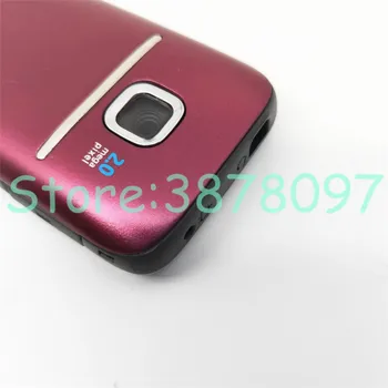 Labākās Kvalitātes Pilnu Korpuss Nokia 2730C 2730 Priekšā Faceplate Rāmja Vāks Gadījumā+Aizmugurējo vāciņu/akumulatora durvju vāks+Tastatūra + Logo