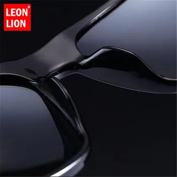 LeonLion ir 2021. Jaunas Polarizētās Braukšanas Saulesbrilles Vīriešiem Vintage Classic Briļļu Āra UV400 Street Beat Oculos De Sol Gafas
