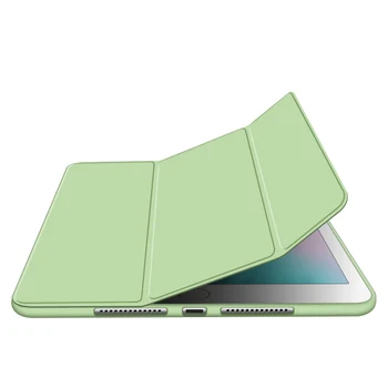 Lietā par iPad Gaisa 1 2013 atbrīvot A1474 A1475 A1476 Smart PU Ādas Segumu Magnētiskā Auto miega Mosties gadījumā, Silikona TPU shell