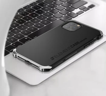 Luksusa Bruņas, Metāla, Alumīnija+PC lieljaudas Tālruni Aizsargāt Būtiska Coque Vāks apple iPhone 11 Pro MAX X XS MAX XR Gadījumā 3 in 1