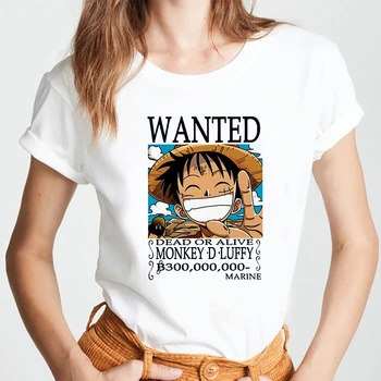 Luslos Anime Vienā Gabalā T krekls Monkey D. Luffy Roronoa Zoro Nami Tony Helikopters Viens Gabals Tee Sieviešu Modes Anime Luffy Smaidu Topi
