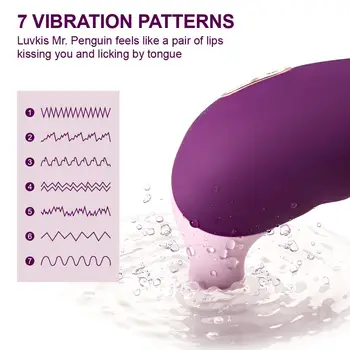 Luvkis Mutvārdu Klitora Vibrators Seksa Sieviešu Dzelksnis Aplaudēt Laizīt Pāris Massager 7 Režīms Mēli Laizīt Vibrēt Pieaugušo Seksa Rotaļlieta, Labs, USB
