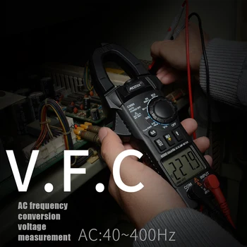 MESTEK Digitālo Clamp Meter Multimetrs Pašreizējo Skavu Knaibles AC/DC Sprieguma, Pretestības Testeri Mērīšanas Instrumenti alicate amperimetro