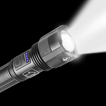 Medību Tūrisma Lukturīti XHP50 LED 1000LM Ūdensizturīgs Lādējams Lāpu Gaismas, Viegls, Viegli Uzskaites LED Lukturīti