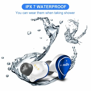 Mifo O5 Taisnība, Bezvadu Austiņas, Brīvroku Bluetooth 5.0 Ūdensizturīgs Sporta Trokšņa Samazināšanas Earbuds Ar Uzlādes Kaste