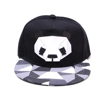 Milzu Panda Nacionālo Dārgumu Jauki Flat Top Hip Hop Cepure Vīriešiem Sievietēm Unisex 