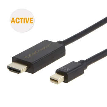 Mini DP, HDMI Kabeli, CableCreation (DP1.2) Aktīvās Mini DisplayPort uz HDMI Vadu, 4K X 2K & 3D Audio/Video, platības ziņā ir atšķirīgas 6ft/1.8 M