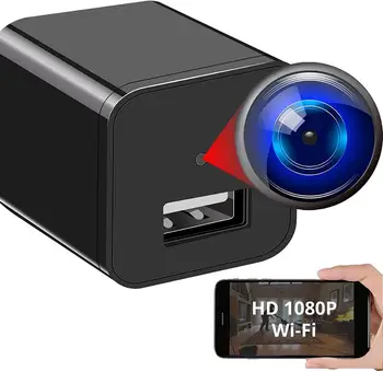 Mini WiFi Pievienojiet Kameru, 1080p Mikro Drošības Mājās Kameras 166 platleņķa 4K FHD Bezvadu Monitors Uzraudzības IP Portatīvās Kameras