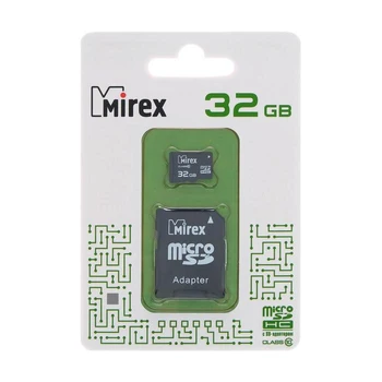 Mirekss microSD Kartes 32GB SDHC Class 10, ar SD Adapteri 2890991