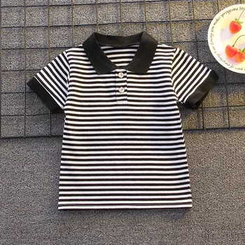 Modes Vasaras Bērnu Apģērbu Baby Zēni Meitenes Svītrains T Krekls, Bikses, 2gab/komplekti Bērniem, Zīdaiņu Drēbes Toddler Gadījuma Sporta