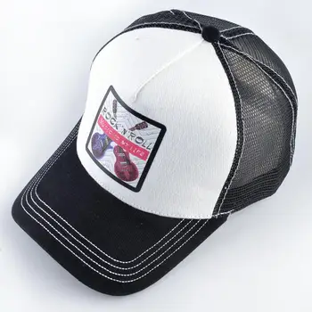 Modes rock roll plāksteris beisbola cepure vīriešiem, regulējams trucker hip hop caps snapback cepure gorras sieviešu vasaras acs aprīkots cepures
