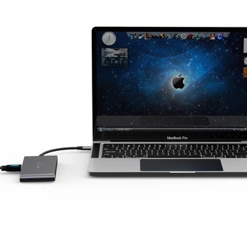 Multi USB 3.0 HUB ype C 3.1 Sadalītāja Ports USB C centrs, lai Adapteris priekš MacBook Pro Klēpjdatora dokstacija SSD gadījumā Būra NGFF
