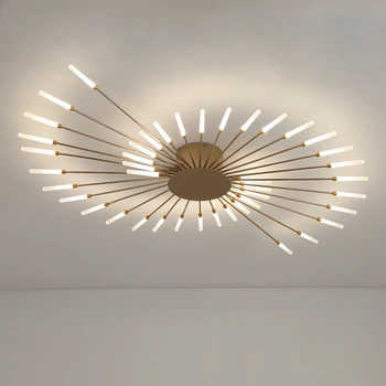 Multi-galvas LED Griestu lampas mājas dzīvojamā istaba Guļamistaba Auduma, kafijas veikals uz Virsmas montēta Mājas Deco Mūsdienu LED Griestu lampas