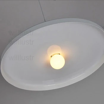 Mūsdienu tossB Disku kulons lampas Beļģija dizaina apgaismojums Mētāt B diska gaismas balta melna krāsa hotel restorāns apturēšanu apgaismojums