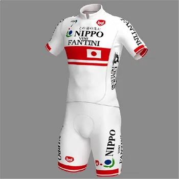 Nippo ViniFantini vīriešu velosipēdu svīteri pro komanda set completini ciclismo velo apģērbs kombinezoni ar krūšdaļu želeja šorti cycl apģērbu Maillot