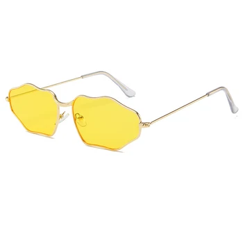 OEC CPO Modes Zīmola Cat Eye Saulesbrilles Sievietēm, Metāla Punk Vintage Slīpums Saules Brilles Vīrieši Sievietes Brilles UV400 Brilles O547
