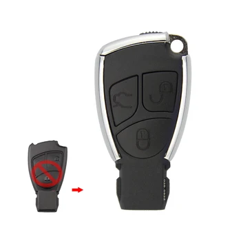 OkeyTech par Mercedes Benz CLS CE W203 W204 Fortwo Smart Key Card Modificētu Tālvadības Auto Taustiņu Gadījumā Fob Ievietojiet Tukšu Blade 3 Pogas