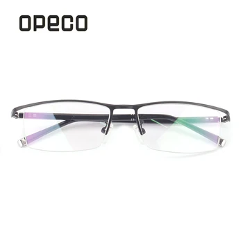 Opeco Vīriešu Recepšu Brilles Rāmis Modes RX iespēja Brilles Pusi Loka Tuvredzība, Optisko Briļļu #666
