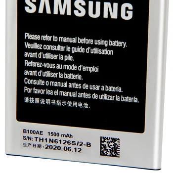 Oriģināls Samsung Akumulatora B100AE B100AC SAMSUNG Galaxy Ace 3 4 S7898 S7278 S7272 S7568i S7278 i679 S7270 S7262 G313H G318h