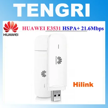 Oriģināls atbloķēt HUAWEI E3531 3G HSPA+ 21Mbps USB SurfStick modemu dongle WCDMA 900/2100MHZ