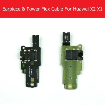 Oriģinālās austiņas Audio Jack flex kabelis Huawei MediaPad X2 X1 GEM-703L 7D-501U austiņu ports flex kabelis lentes nomaiņa