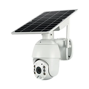 P2P Saules enerģijas piegādes 4G Wifi IP PTZ Kameras 2MP Starlight 4g saules PTZ IP CCTV Kameras 1080P Saules Uzlādējamām 4g PTZ KAMERAS