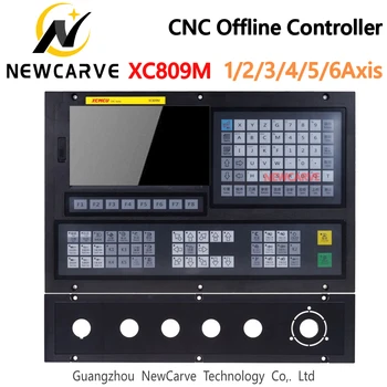 Patstāvīgs XC809M 1~6 Ass USB Kontrolieris Atbalsta FANUC G-kods Offline Frēzēšanas un Urbšanas Pieskaroties Urbšanas Barošanas NEWCARVE