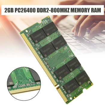 Pohiks 1pc 1.8 V 2GB PC2-6400 DDR2-800MHz Ram Non-ECC CL5 Klēpjdatoru SODIMM 200pin Atmiņas Ram Datoru, Klēpjdatoru Grāmatiņa