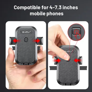 Raxfly Auto Telefona Turētājs Mobilā Tālruņa Turētāju Automašīnas Gaisa Ventilācijas Klips Nav Magnētisks GPS Stiprinājums Stand iPhone 12 11 8 Xiaomi Samsung