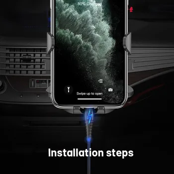 Raxfly Auto Telefona Turētājs Mobilā Tālruņa Turētāju Automašīnas Gaisa Ventilācijas Klips Nav Magnētisks GPS Stiprinājums Stand iPhone 12 11 8 Xiaomi Samsung