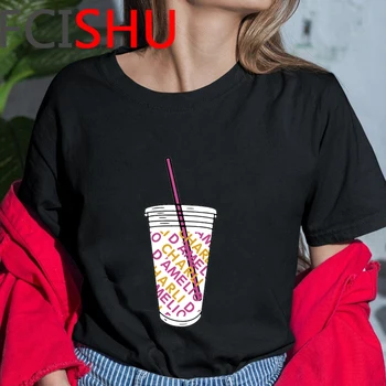 Rholycrown Ledus Kafijas Murmināt T-krekls Sievietēm Charli Damelio Meitene, ar Smieklīgu T Kreklu Grafiskais O-veida kakla Īsām Piedurknēm T Top Tee Sieviete
