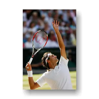 Rodžers Federers ir Tenisa Spēlētāji Plakātu, 36 collas x 24 cm / 18 collu x 12 collas